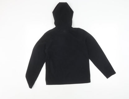 Mountain Warehouse Girls Black Fleece Hoodie 9-10 Years