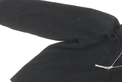 Mountain Warehouse Girls Black Fleece Hoodie 9-10 Years