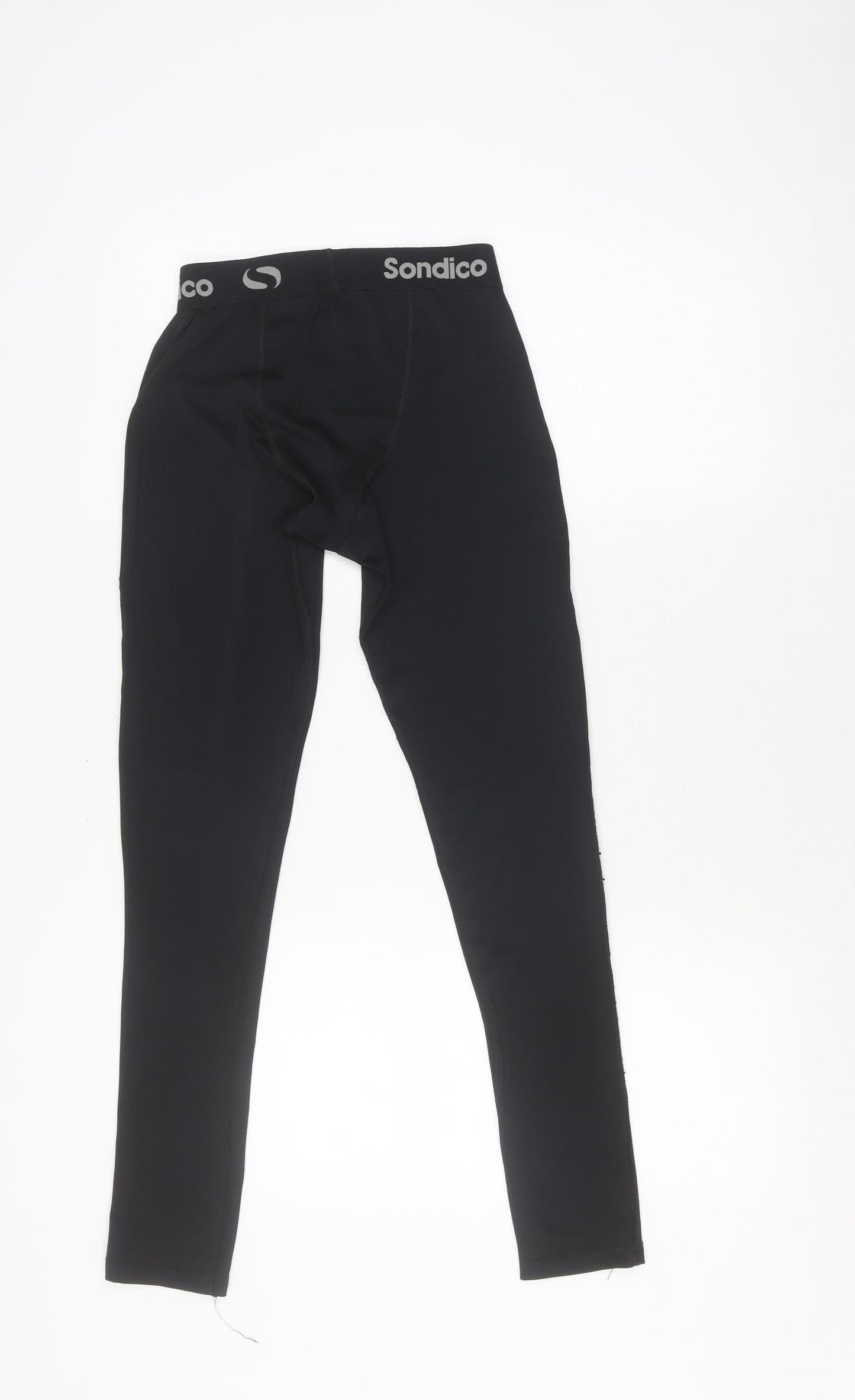 Sondico Boys Black Compression Leggings 13 Years