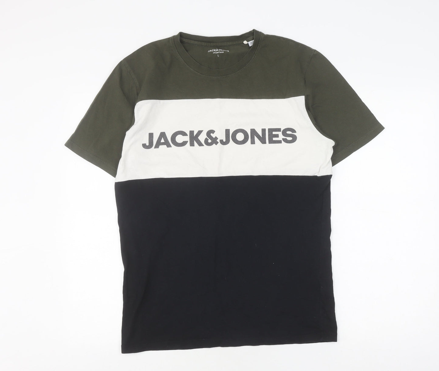 Mens UK Size L JACK & JONES Multicoloured  T-Shirt