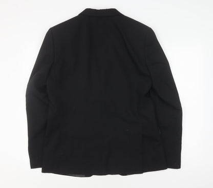Mens UK Size 40 Marks and Spencer Regular Black Suit Jacket