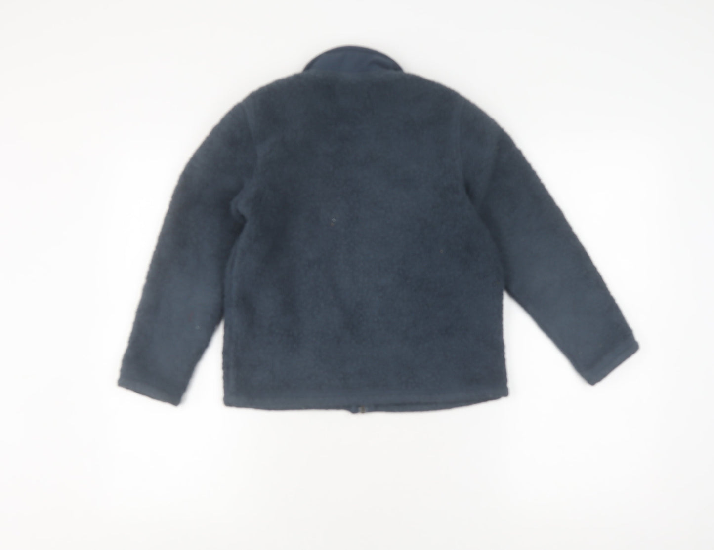 32 Degrees Boys' Blue Fleece Jacket, Full Zip, Size 7-8, Winter Warm