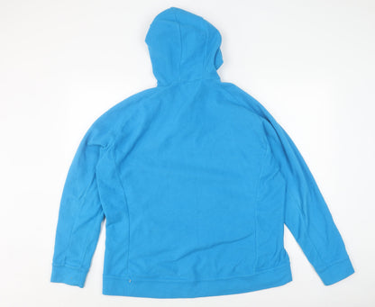 Unisex Adults UK Size M Quecha Blue Hoodie Hoodie