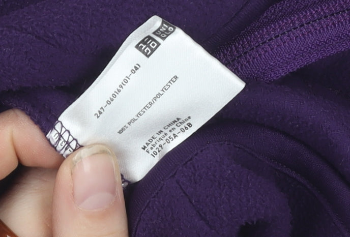 Womens UK Size S Uniqlo Purple Basic Jacket