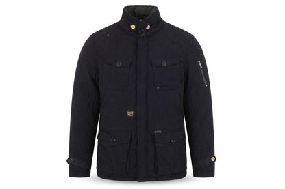 Mens UK Size M Khujo Black Quilted Coat