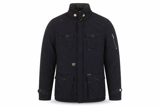 Mens UK Size M Khujo Black Quilted Coat