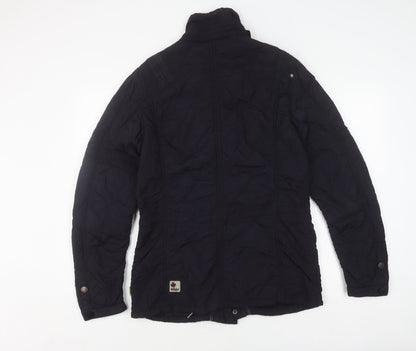 Mens UK Size M Khujo Black Quilted Coat