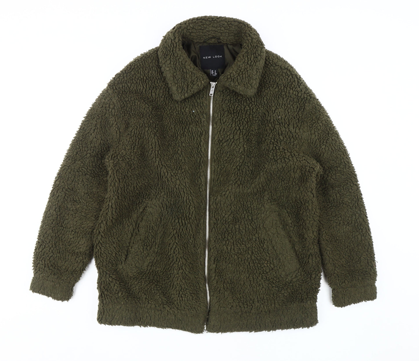 New Look Women’s Green Zip-Up Jacket - M