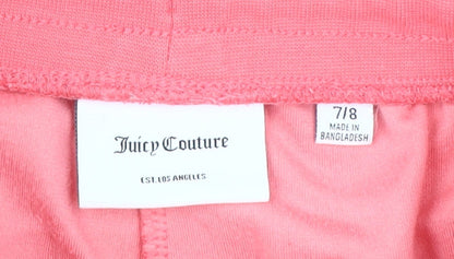 Juicy Couture Girls Pink Jogger Trousers, 7 Years, Casual