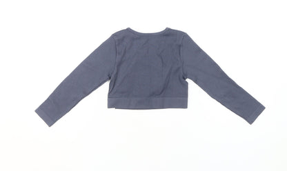 Primark Disney Stitch Women's Blue XS Cropped T-Shirt