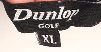 Dunlop Men's Blue Striped XL Golf Polo Shirt