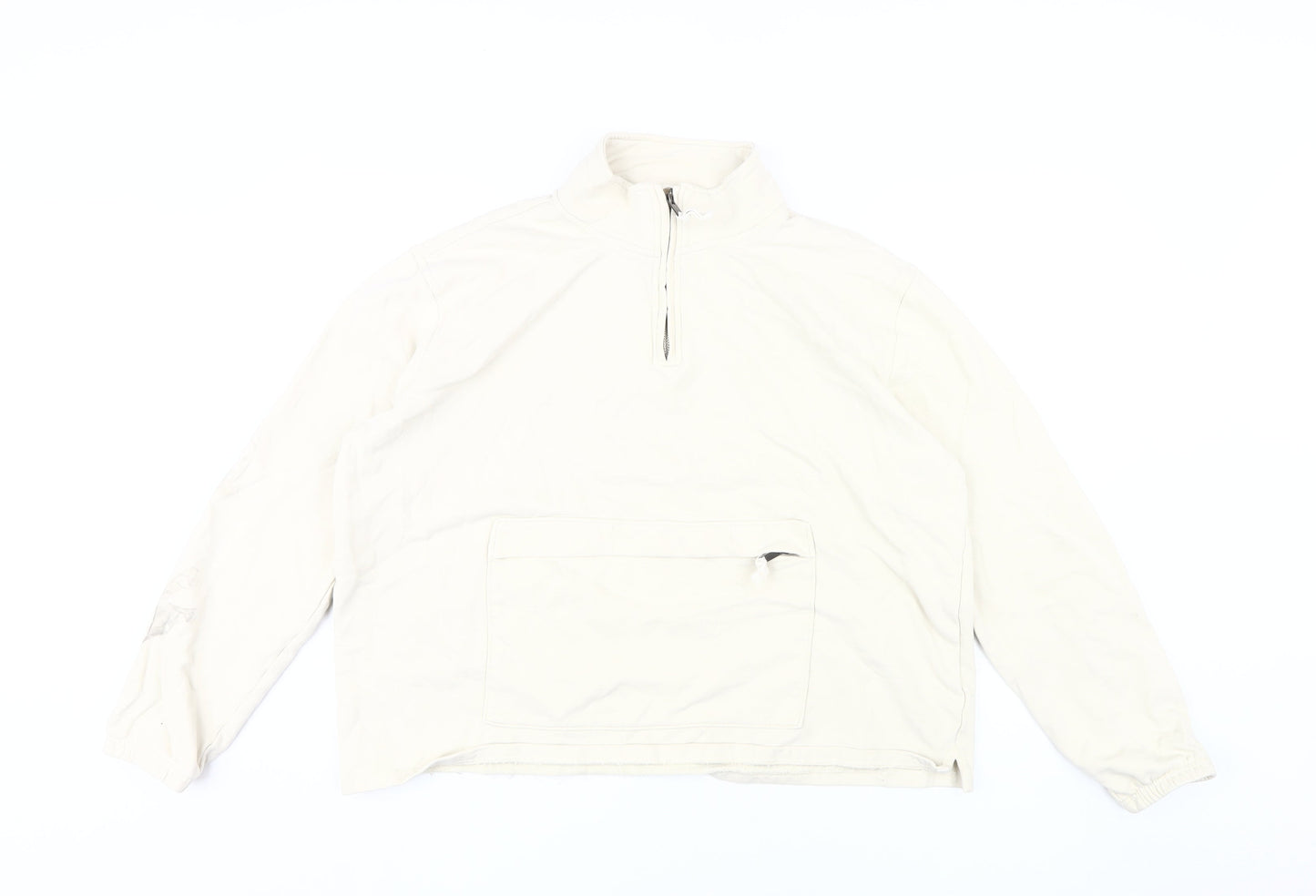 Marks and Spencer Unisex Ivory XL Pullover Sweatshirt