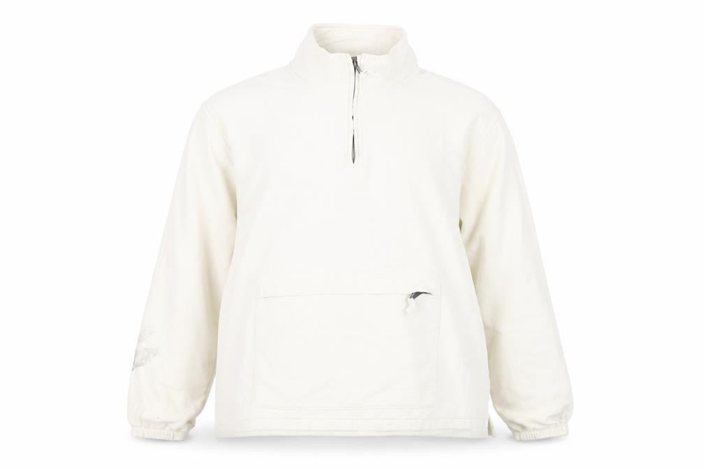 Front view of Marks & Spencer unisex ivory xl pullover sweatshirt