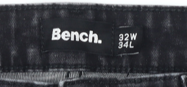 Bench Men's Black Skinny Jeans Size 32