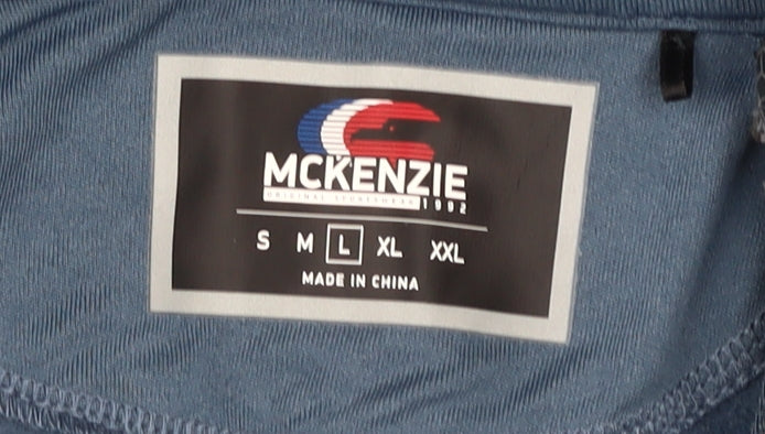 Mens UK Size L McKenzie Blue Basic Jacket