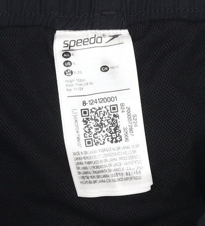 Speedo Boys Black Swim Shorts XL 11-12 Years