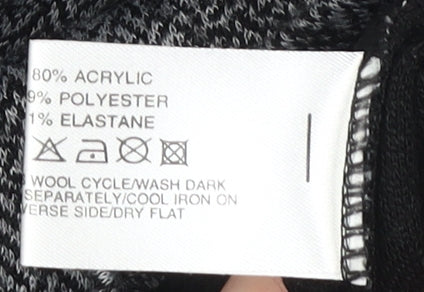 Amaranto Women's Grey Herringbone Skirt Size 14