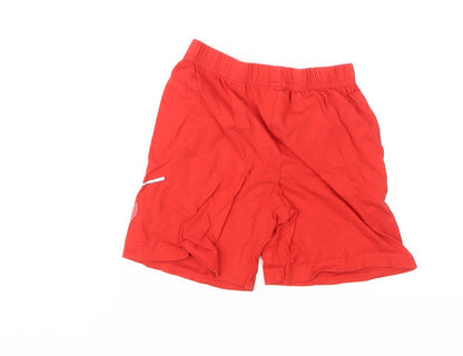 Marks and Spencer Boys Red Spider-Man Elastic Waist Shorts 6-7 Years