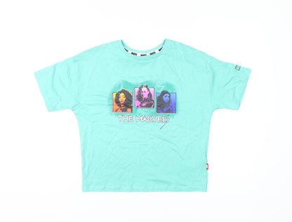 Marvel Girls Green T-Shirt, Graphic Print, 9-10 Years