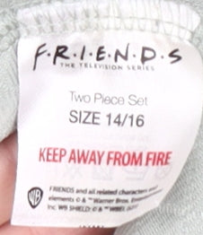 Womens UK Size 14 Friends Ivory Pullover Sweatshirt
