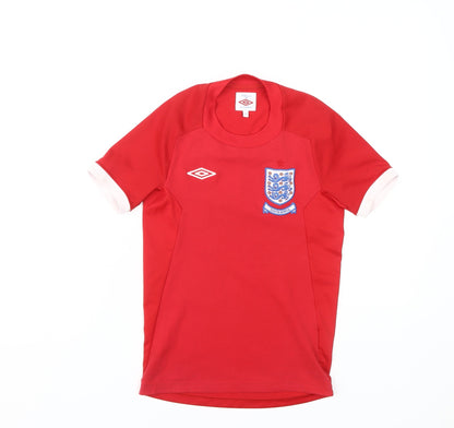Umbro Boys Red Football T-Shirt Size 146, Sports