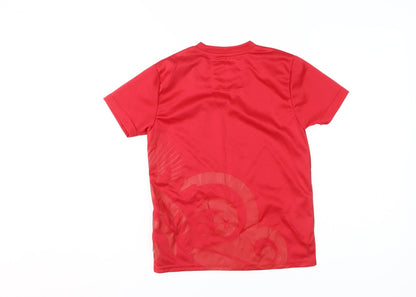 Boys Red FIFA World Cup T-Shirt 7-8 Years Sports Pullover