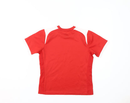Sondico Boys' Red Polyester Sport T-Shirt, Size 7-8
