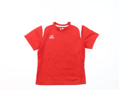 Sondico Boys' Red Polyester Sport T-Shirt, Size 7-8