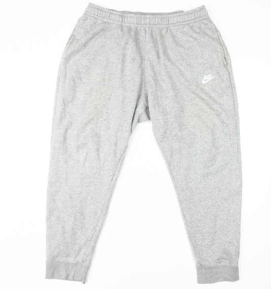 Nike Men's Grey Jogger Trousers XL Casual Sport