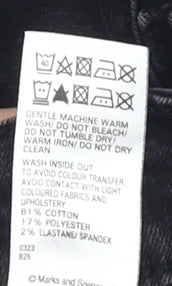 Marks and Spencer Men's Black Bootcut Jeans 16