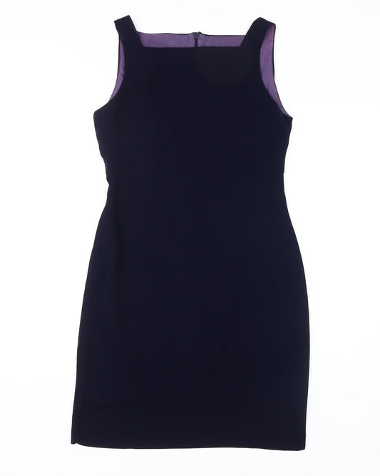 River Island Women's Black Sheath Dress Size 12 Formal