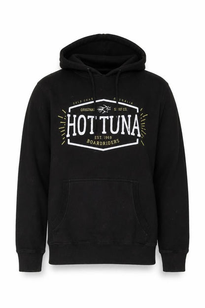 Hot Tuna Men's Black Pullover Hoodie S with Logo