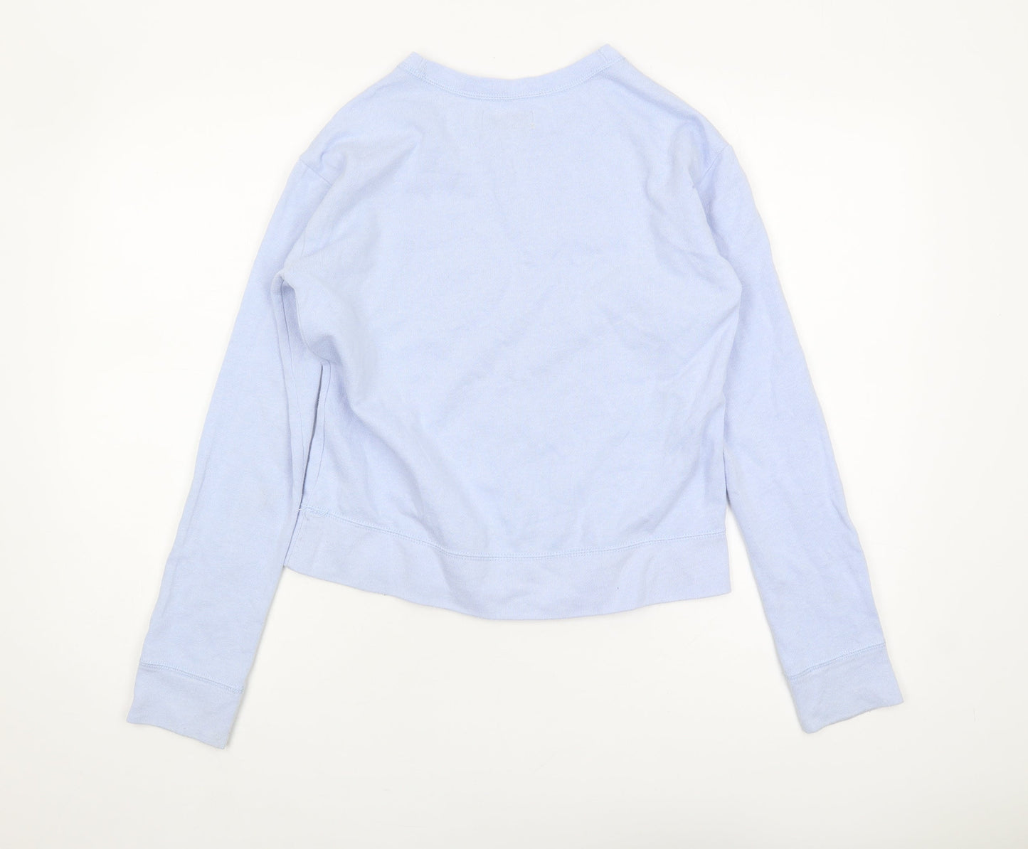 Hollister Women's Blue XS Graphic Print Sweatshirt