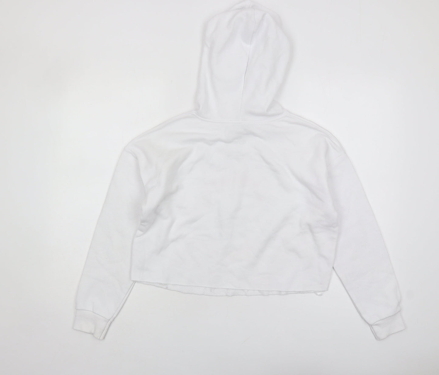 New Look Girls White Hoodie 12-13 Years Mickey Pullover