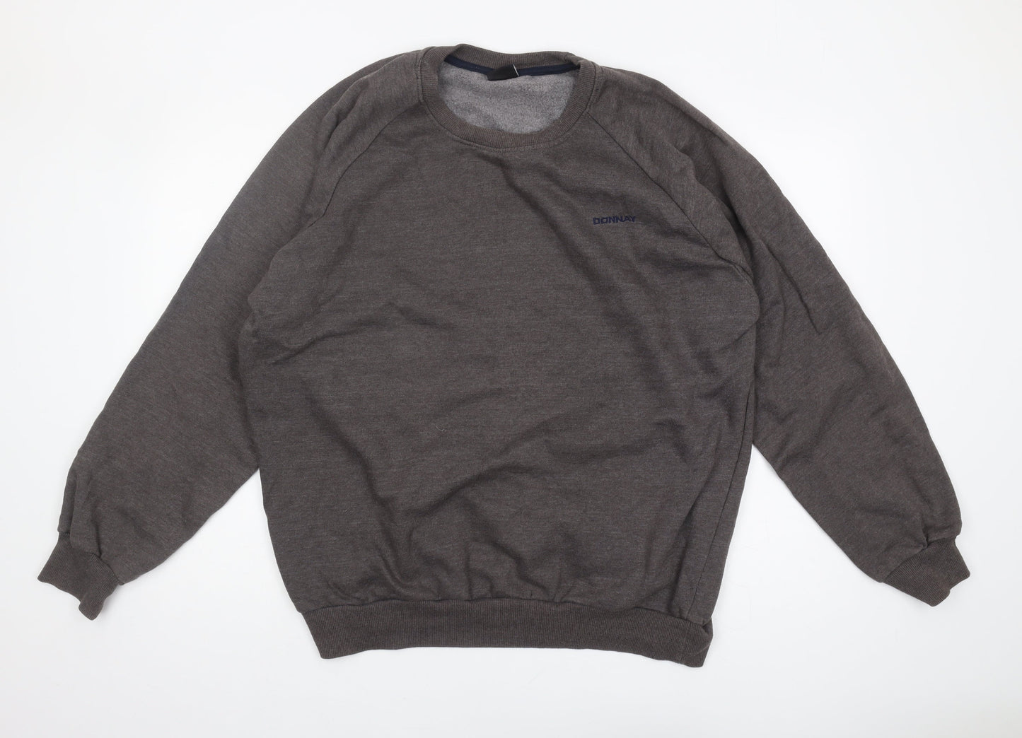 Mens UK Size XL Donnay Brown Pullover Sweatshirt
