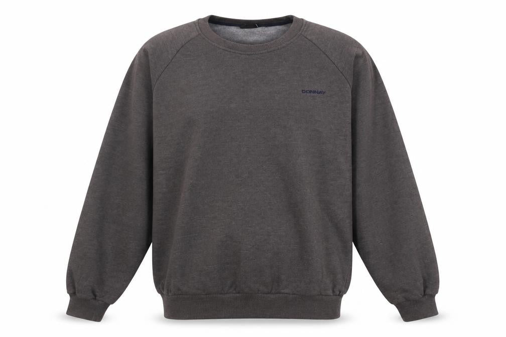 Mens UK Size XL Donnay Brown Pullover Sweatshirt