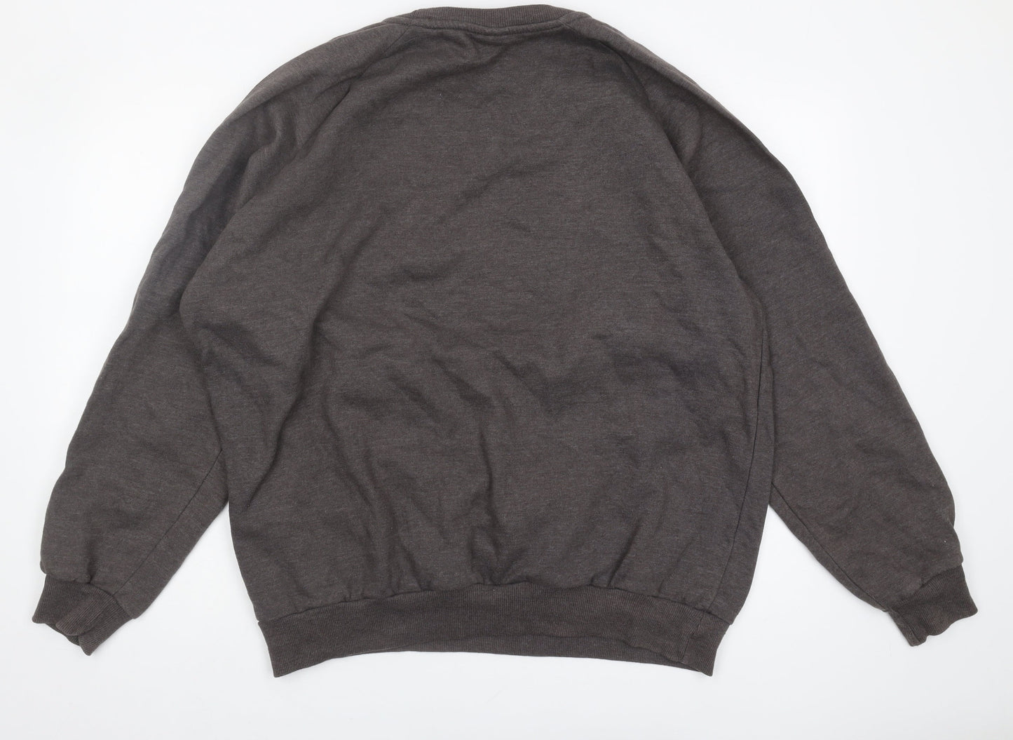 Mens UK Size XL Donnay Brown Pullover Sweatshirt