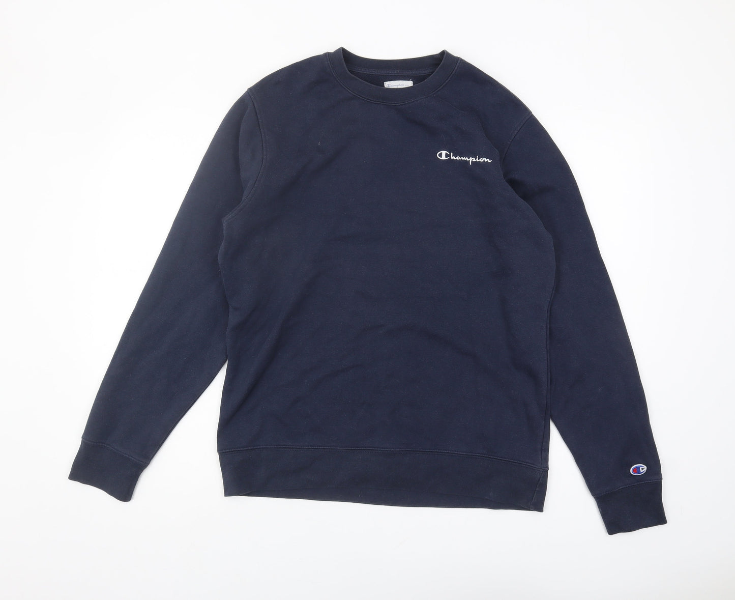 Mens UK Size M Champion Blue Pullover Sweatshirt