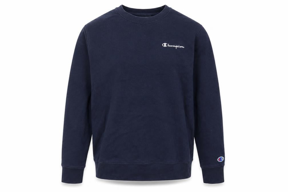 Mens UK Size M Champion Blue Pullover Sweatshirt