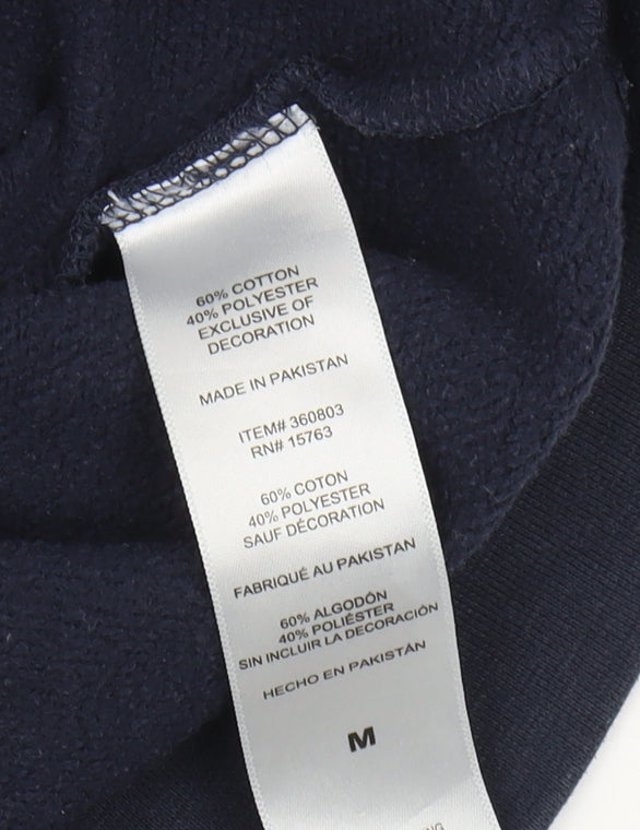 Mens UK Size M Champion Blue Pullover Sweatshirt