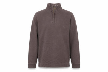 Jack Russell Men's Brown 1/4 Zip Sweatshirt - Size S