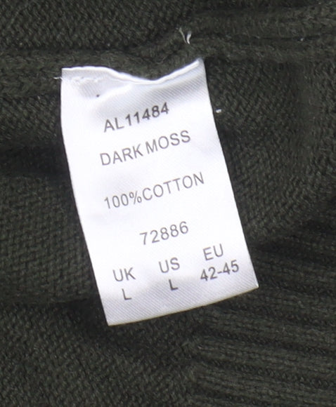 Cotton Traders Men's Green L Pullover Jumper