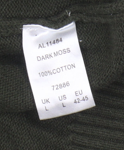 Cotton Traders Men's Green L Pullover Jumper