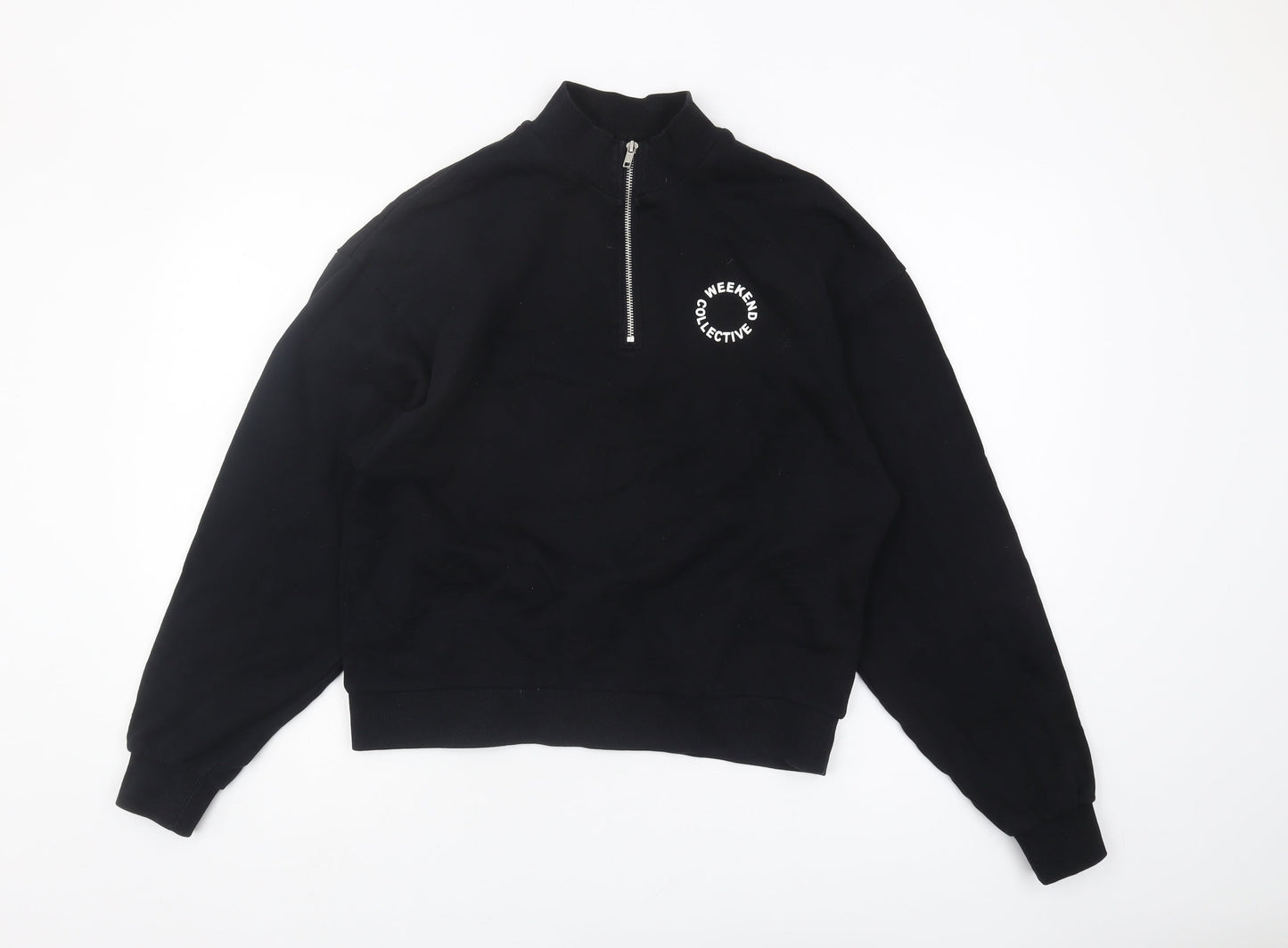 Womens UK Size 8 ASOS DESIGN Black Pullover Sweatshirt
