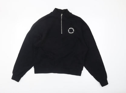 Womens UK Size 8 ASOS DESIGN Black Pullover Sweatshirt