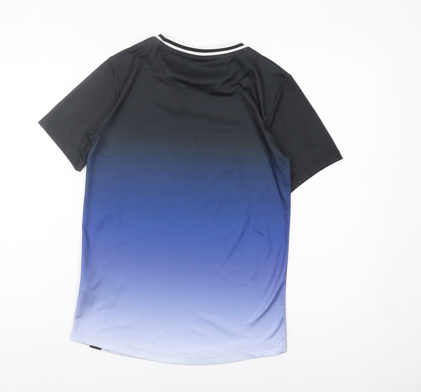 Sonneti Boys Black Crew Neck Colourblock T-Shirt, Size 12-13