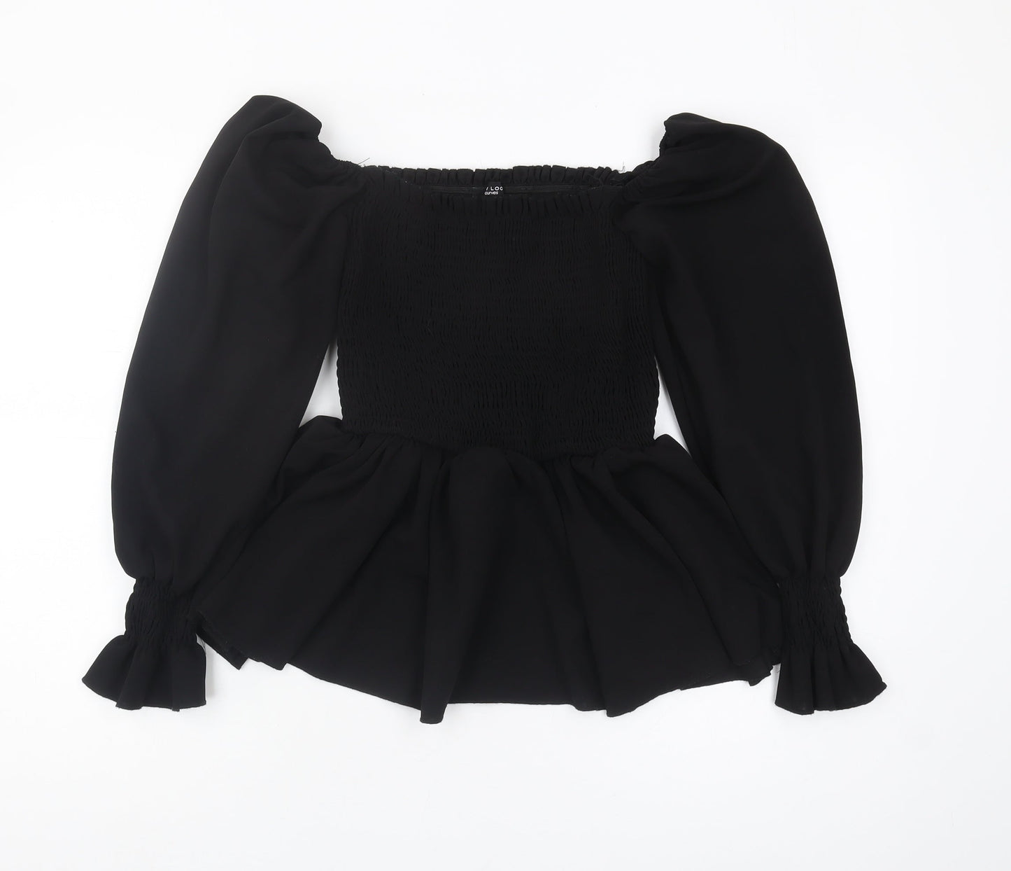 New Look Women's Black Plus Size Off the Shoulder Blouse