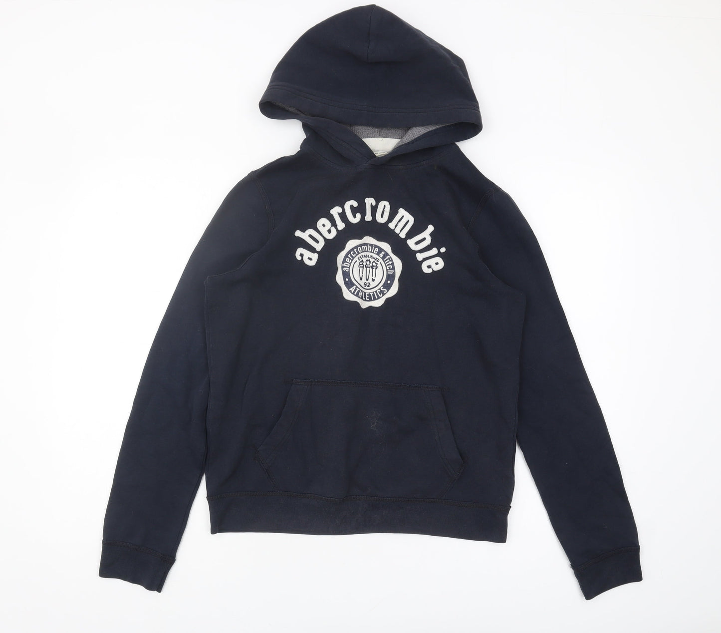 Abercrombie Boys Black Pullover Hoodie Logo XL/16 Years