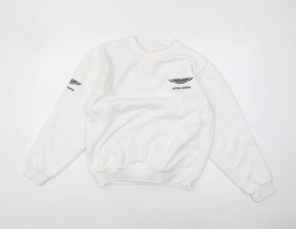 Uneek White XS Sweatshirt Unisex Adults Pullover