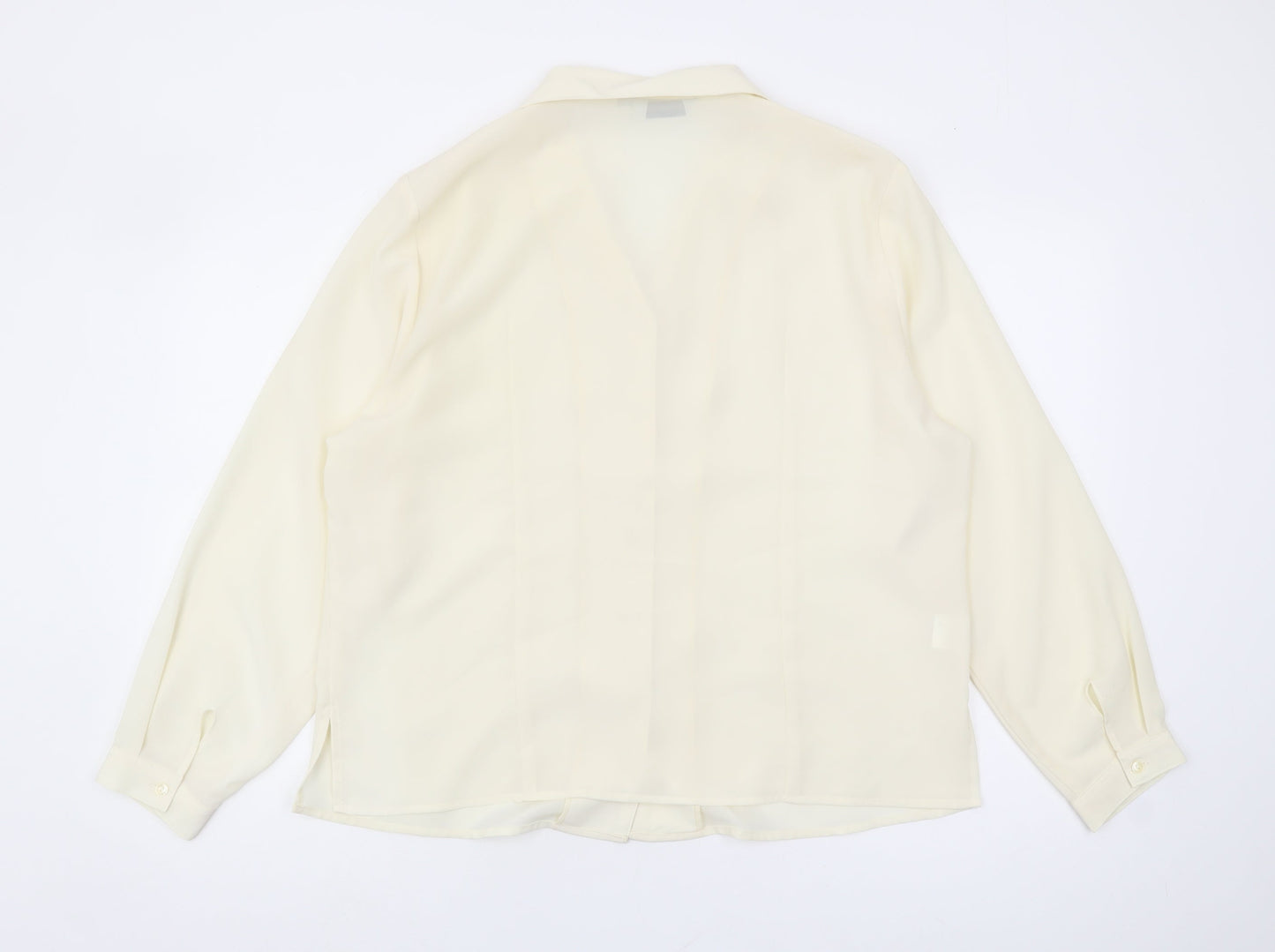 Amalia Montijano Women's Ivory Blouse Size 22